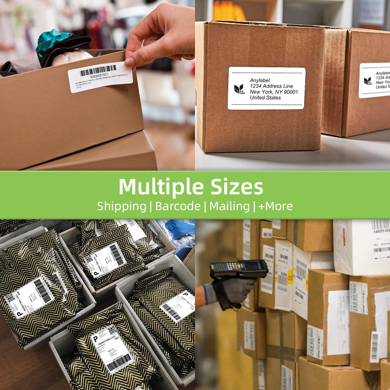 Anylabel 3000 Labels 100 Sheets 1" x 2-5/8" Address Label Sticker for Laser & Inkjet Printer - 30 Per Page Mailing Labels for Packages Adhesive, 30-up Return Address Labels - Image 5